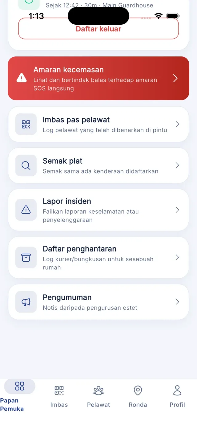 Borang Lapor insiden dengan medan tajuk, kategori dan keterukan.